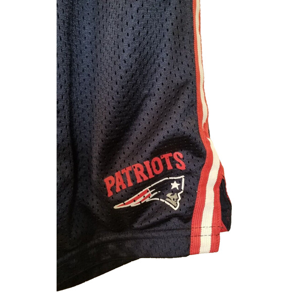 New England Patriots Shorts Reebok On Field Blue Authentic Sideline Men's Medium - Picture 5 of 9